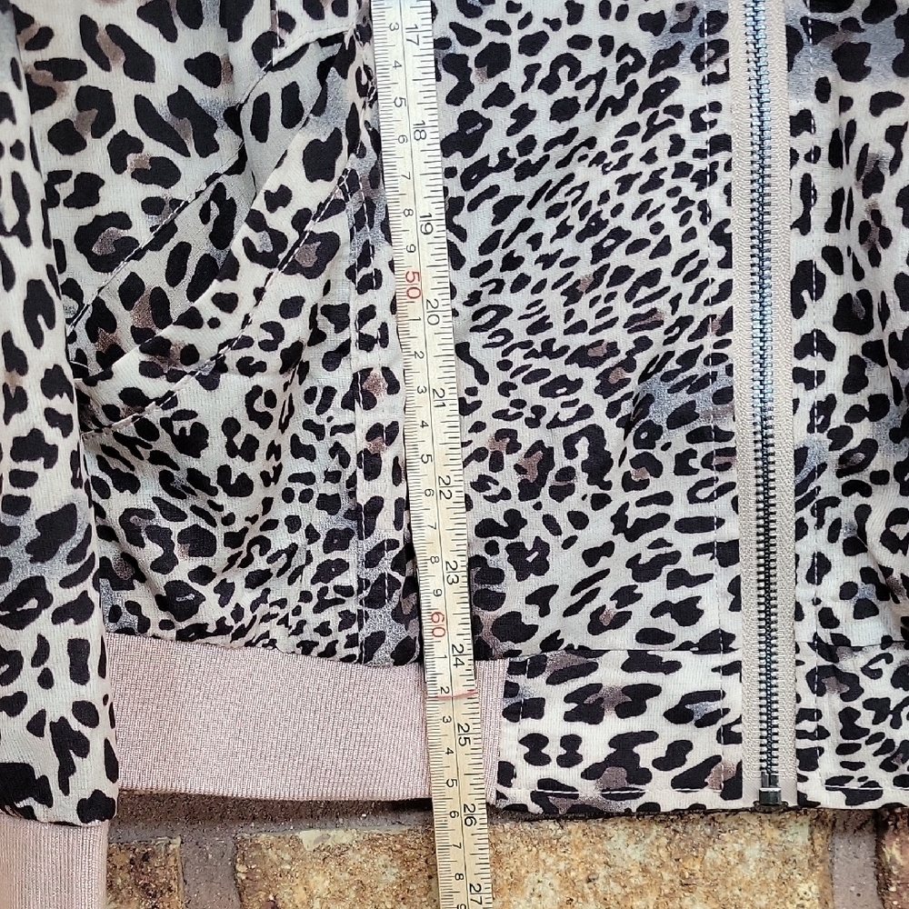 KORI Leopard Print Women's Lightweight Jacket Size Small New with Tags - Picture 4 of 9